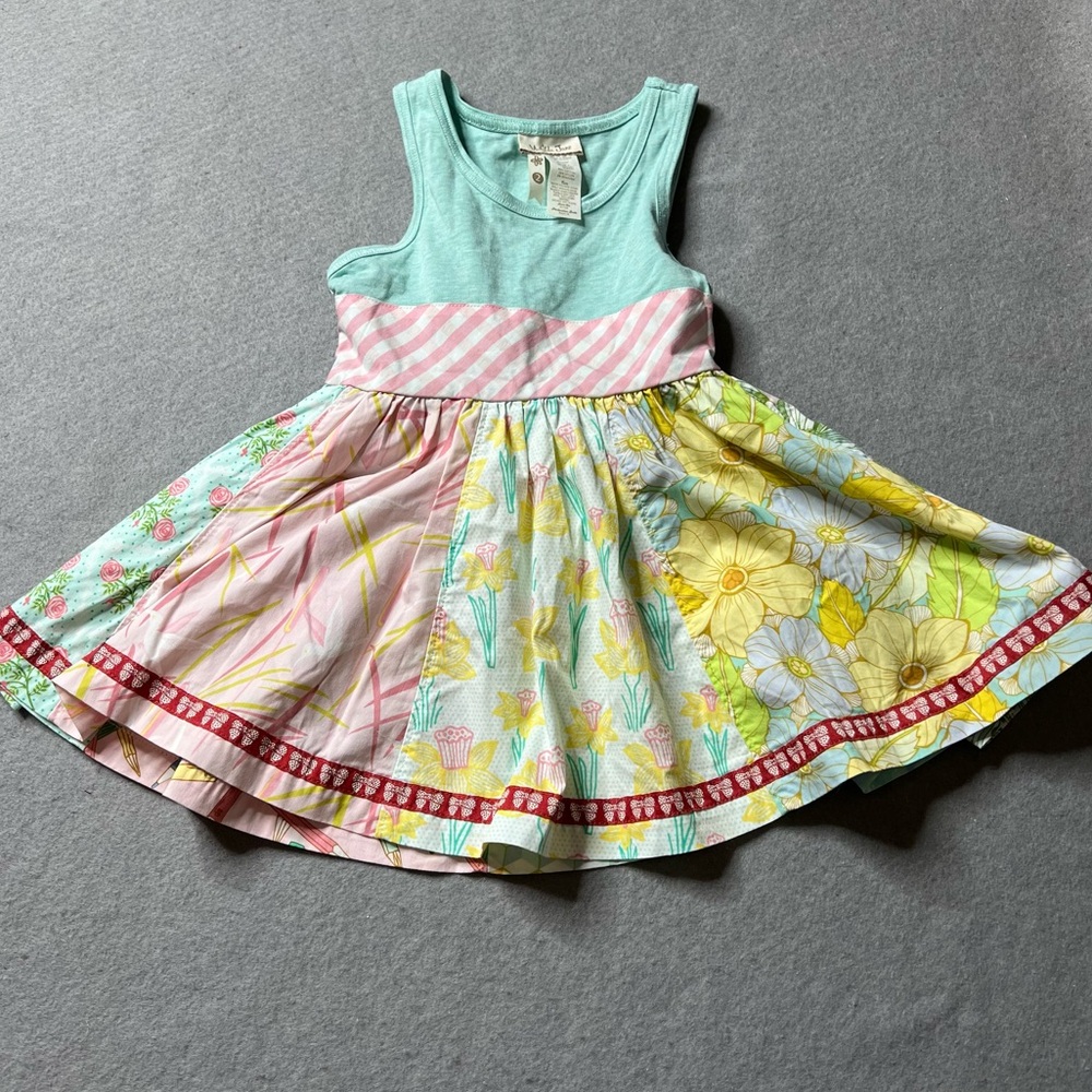 Matilda Jane Tank Dress Baby Toddler Girl 2T Sept 2014 Floral Spring Summer